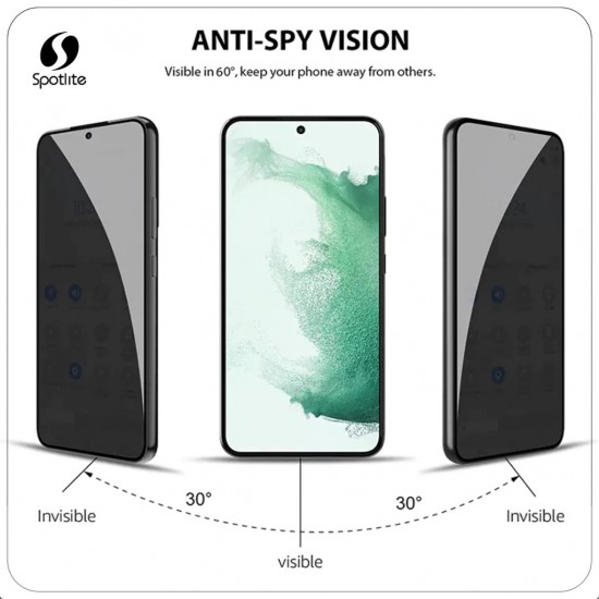 Infinix Hot Series Tempered Glass Privacy Anti Spy Infinix Hot Series Tempered Glass Privacy Anti Spy